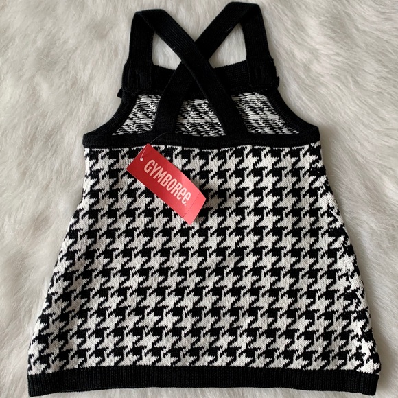 NWT Holiday Friends Houndstooth Sweater Tank Top - Picture 2 of 2